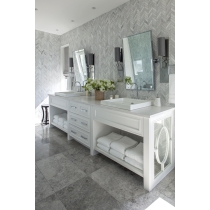 MARBLE - 0.98X4.09/12X12, WINTER FROST WINTER FROST, POLISHED